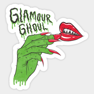 Makeup Sticker - Glamour Ghoul by classycreeps